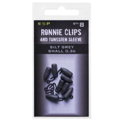 ESP Ronnie Clips & Tungsten Sleeves Silt Grey Small