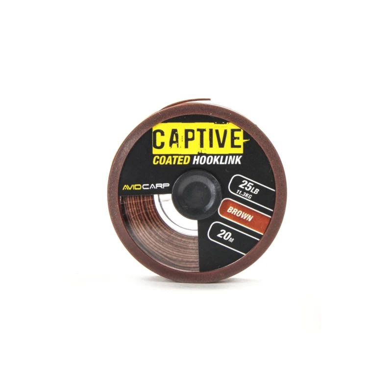 Avid Captive Coated Hooklink Brown 25lb 3 Avid Captive Coated Hooklink Brown 25lb