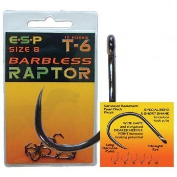 ESP Raptor T-6 Hook Size 7 Barbless 3 ESP Raptor T-6 Hook Size 7 Barbless
